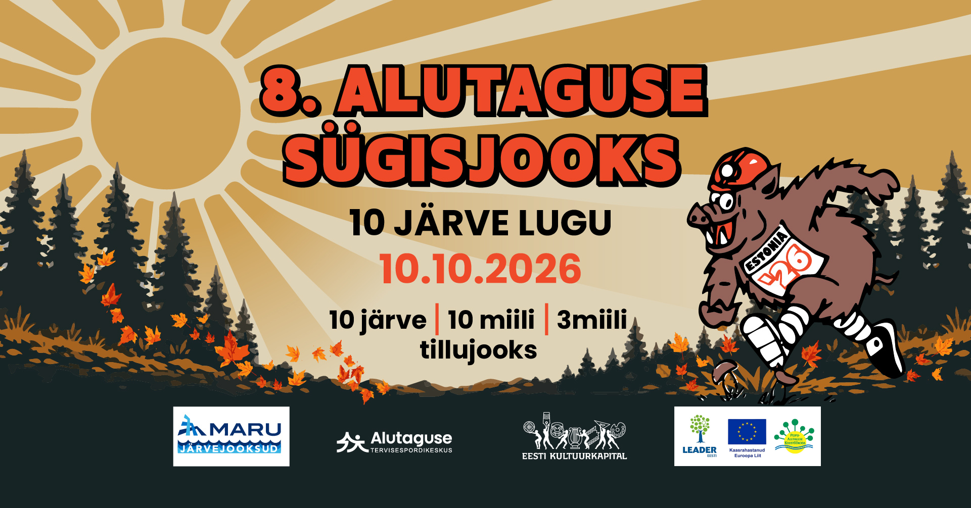 8. Alutaguse Sügisjooks – 10.10.2026